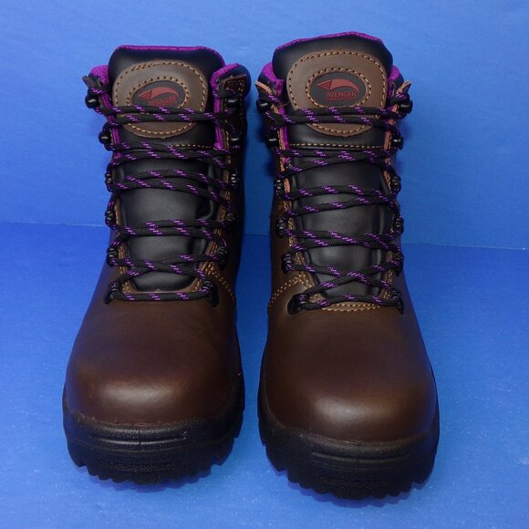 Avenger Safety Footwear Slip Resistant Work Boot Steel Toe Women’s Size 8.5 Wide - Picture 5 of 11